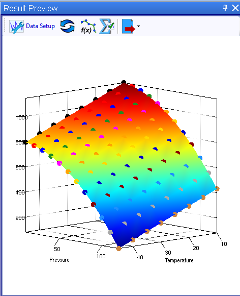 A 3D Result Preview plot.